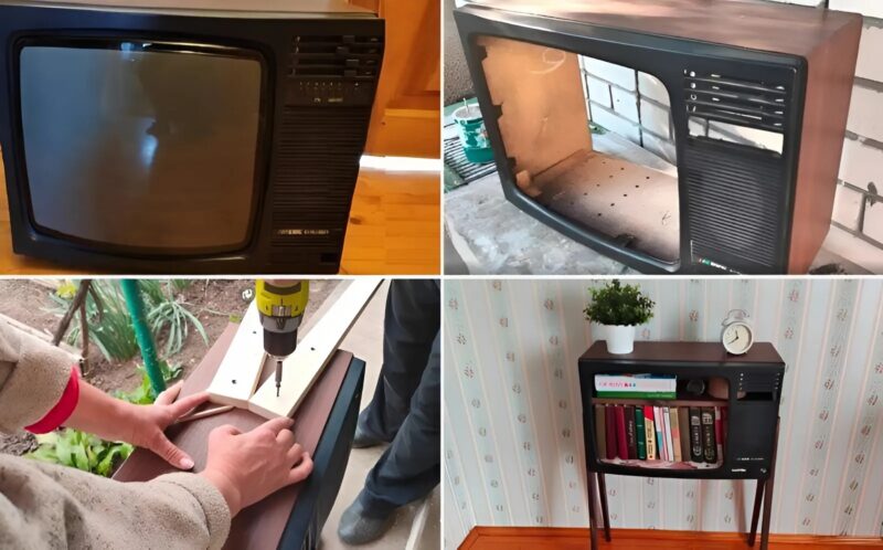 Ten stary telewizor miał trafić na śmietnik, ale kreatywność mojego taty dała mu nowe życie i zupełnie nowe przeznaczenie